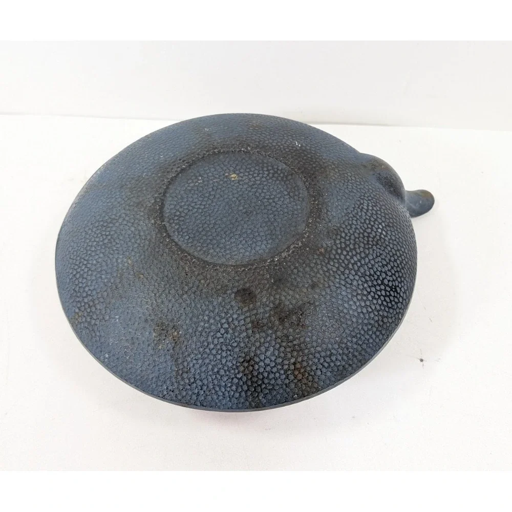 Japanese Vintage 24 Fl Oz Blue Carp Koi Fish Cast Iron Teapot Tetsubin w/ filter